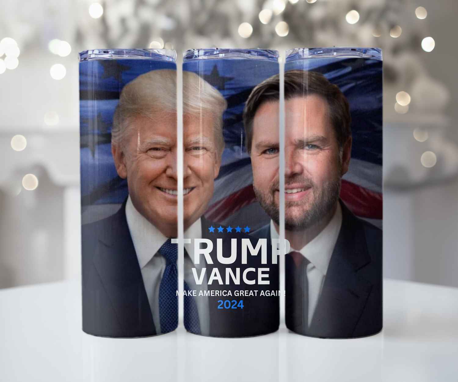 Trump And Vance Tribute Tumbler 20 oz.